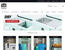 Tablet Screenshot of iconcoolers.com